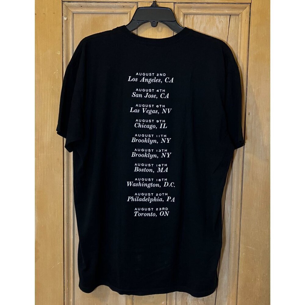 Alstyle Womens Vintage Y2K Barbra Streisand 2016 Tour Shirt Size XL Black AN EXC - Picture 8 of 9